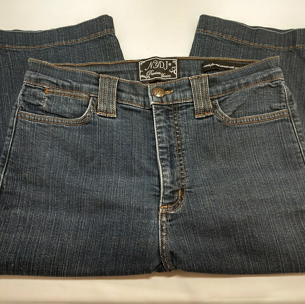 NYDJ Women's Blue Denim Jean Shorts Size 8